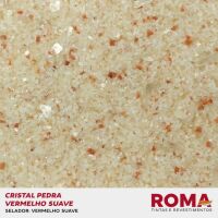 Imagem de REVESTIMENTO CRISTAL PEDRA NATURAL VERMELHO SUAVE 23 KG - ROMA